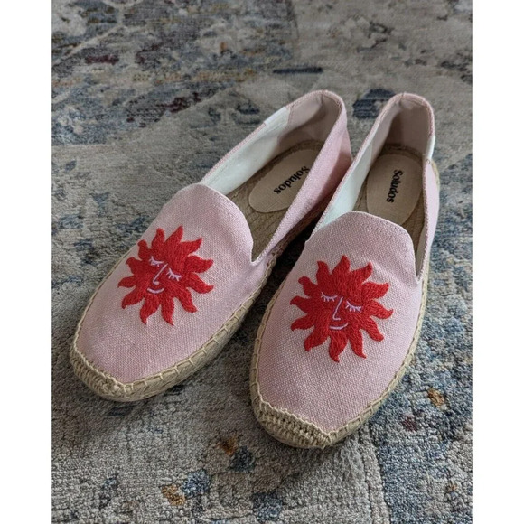 Soludos Sunburst Espadrilles Flats Size 7.5 BRAND NEW - Picture 1 of 6